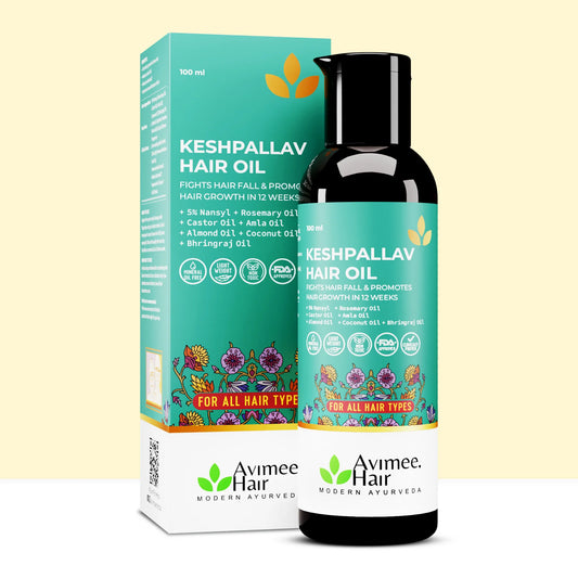 Keshpallav Hair Oil for Hair Growth with 5% Nansyl & Rosemary Extracts